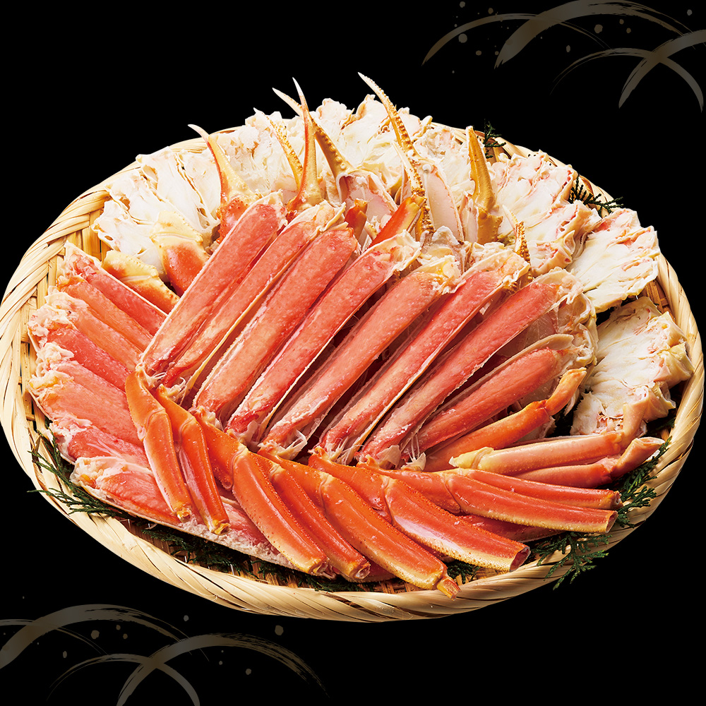 【WEB限定】カット済　生ずわい蟹　2.4kg